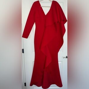 Chic Asymmetrical Red Dress by Badgley Mischa